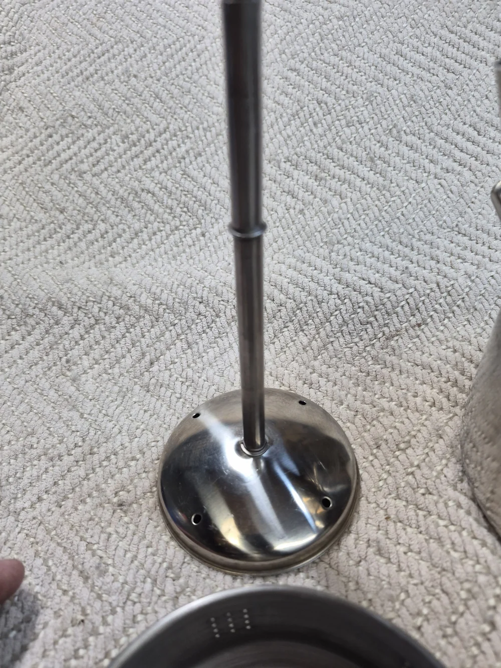 Metal Percolator Coffee Maker - Silver